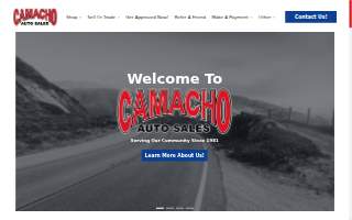 Camacho's Auto Service website