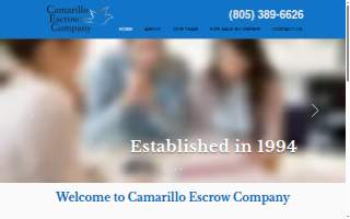 Camarillo Escrow Co website