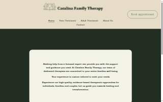 Catalina Family Therapy website