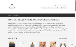 Mills Jewelers & Loan of Camarillo website