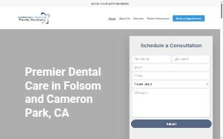 Hammond & Proctor Family Dentistry – Cameron Park website