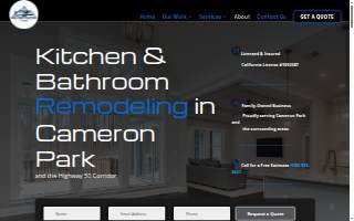 MGD Construction website