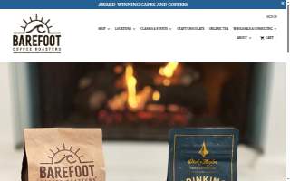 Barefoot Coffee website