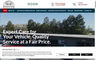 Campbell Motor Center website