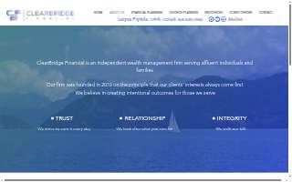ClearBridge Financial LLC/ Larysa Prytula, CFP, CDFA website