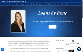 Loans by Irene website