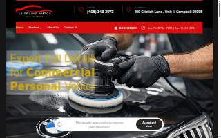 LuxeLine Autos website