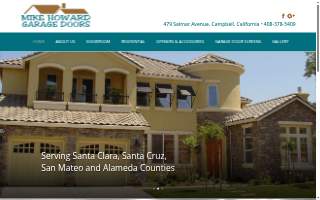 Mike Howard Garage Doors website