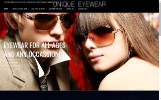 Unique Eyewear website