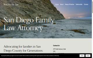 Bray Family Law website