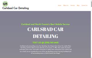 Carlsbad Car Detail website