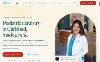 CarlsbaDDS Pediatric Smiles website