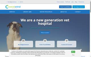 Coastal Animal Hospital of Carlsbad website