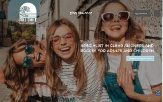 Full Smile Orthodontics and Invisalign website