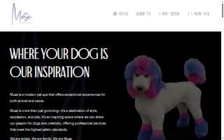 Muse Dog Spa website
