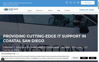 West Coast IT Group website