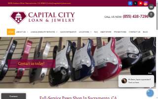 Capital City Loan & Jewelry website
