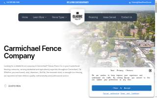 Classic Fence Company of Carmichael website
