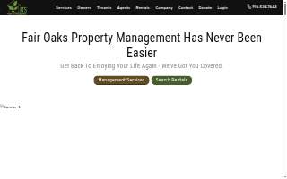 JTS Property Management of Carmichael website