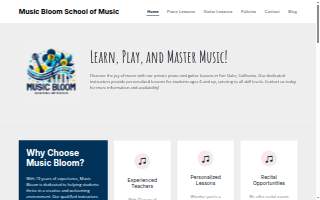 Music Bloom School of Music website