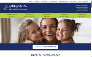 Care Dental Center website