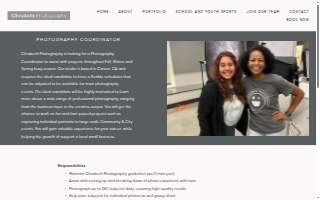 Clivabeth Photography website
