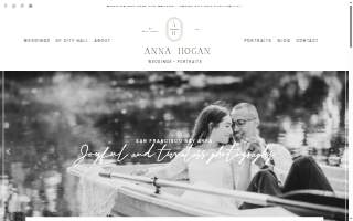 Anna Hogan Photography website