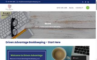 Driven Advantage Bookkeeping website