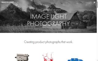Image Light Photography website