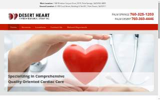 Desert Heart Physicians website