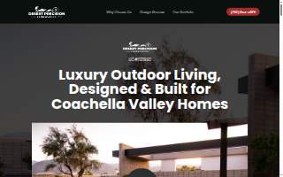 Desert Precision Landscaping website