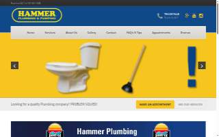 Hammer Plumbing & Pumping, Inc of Cathedral City website