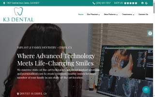 K3 DENTAL - Dr. Gurminder Sidhu Uppal website