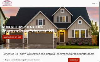 Modesto Overhead Door Inc. of Ceres website