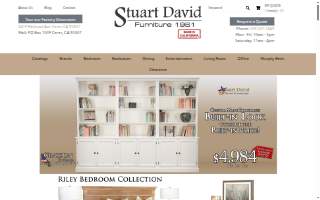 Stuart David Furniture website