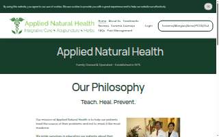 Applied Natural Health, Inc. of Cerritos website