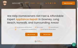 Aspeco Appliance Repair of Paramount website
