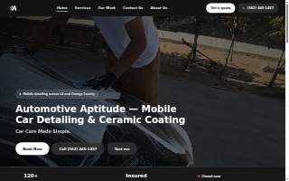 Automotive Aptitude - Ceramic Coating & Paint Correction Specialists website