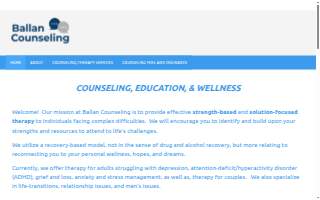 Ballan Counseling website