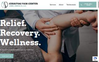 Cerritos Pain Center website