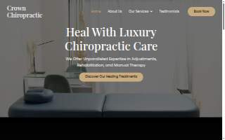 Crown Chiropractic website