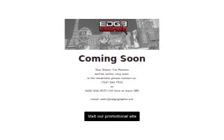 Edge Graphix Services website