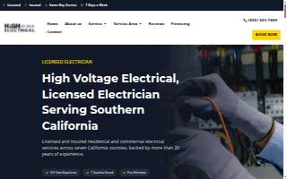 High Voltage Electrical website