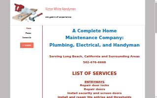 Victor White Handyman of Cerritos website