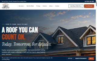 Butte Roofing Co website