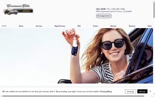 Concours Elite Collision Center website