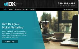 DK Web Design website