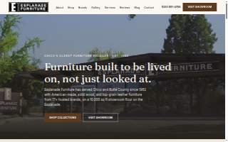 Esplanade Furniture website