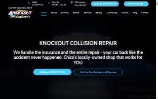 Knockout Collision Repair website