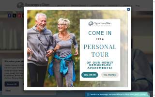 Sycamore Glen Active Senior Community website